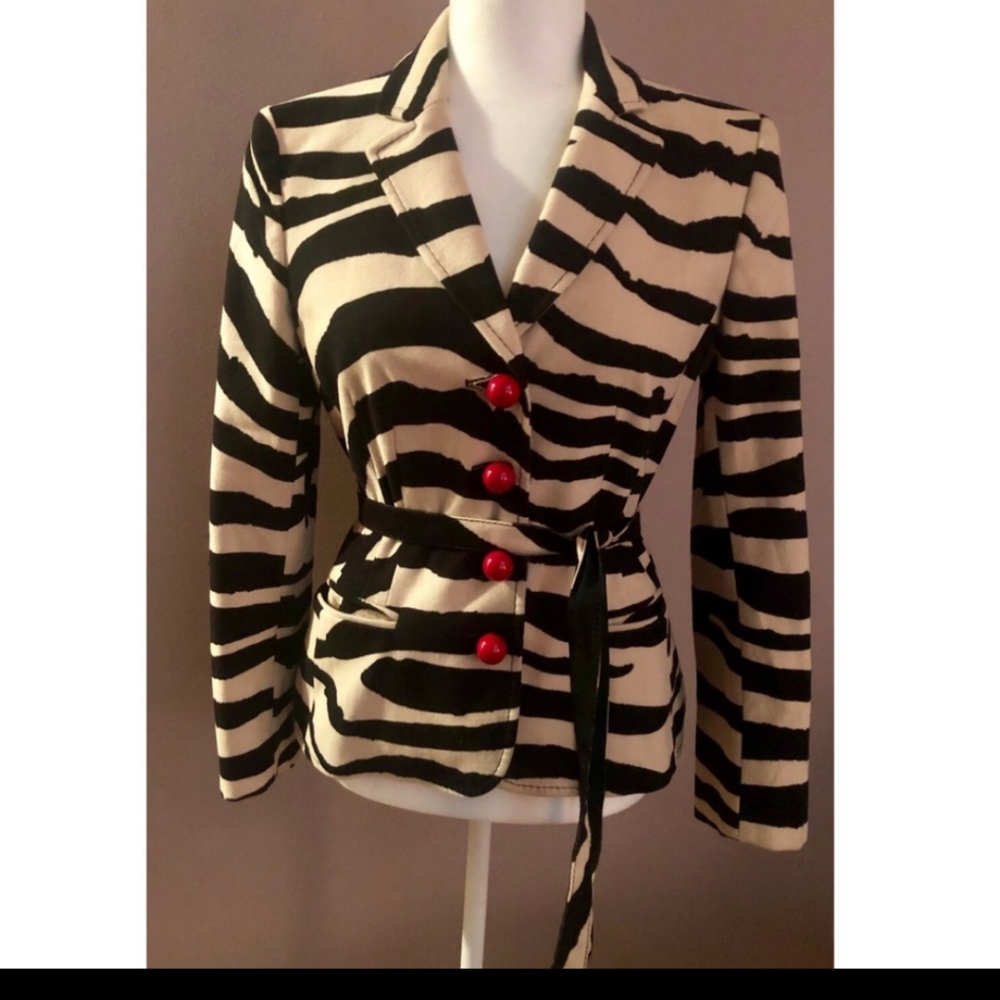 MOSCHINO cropped blazer